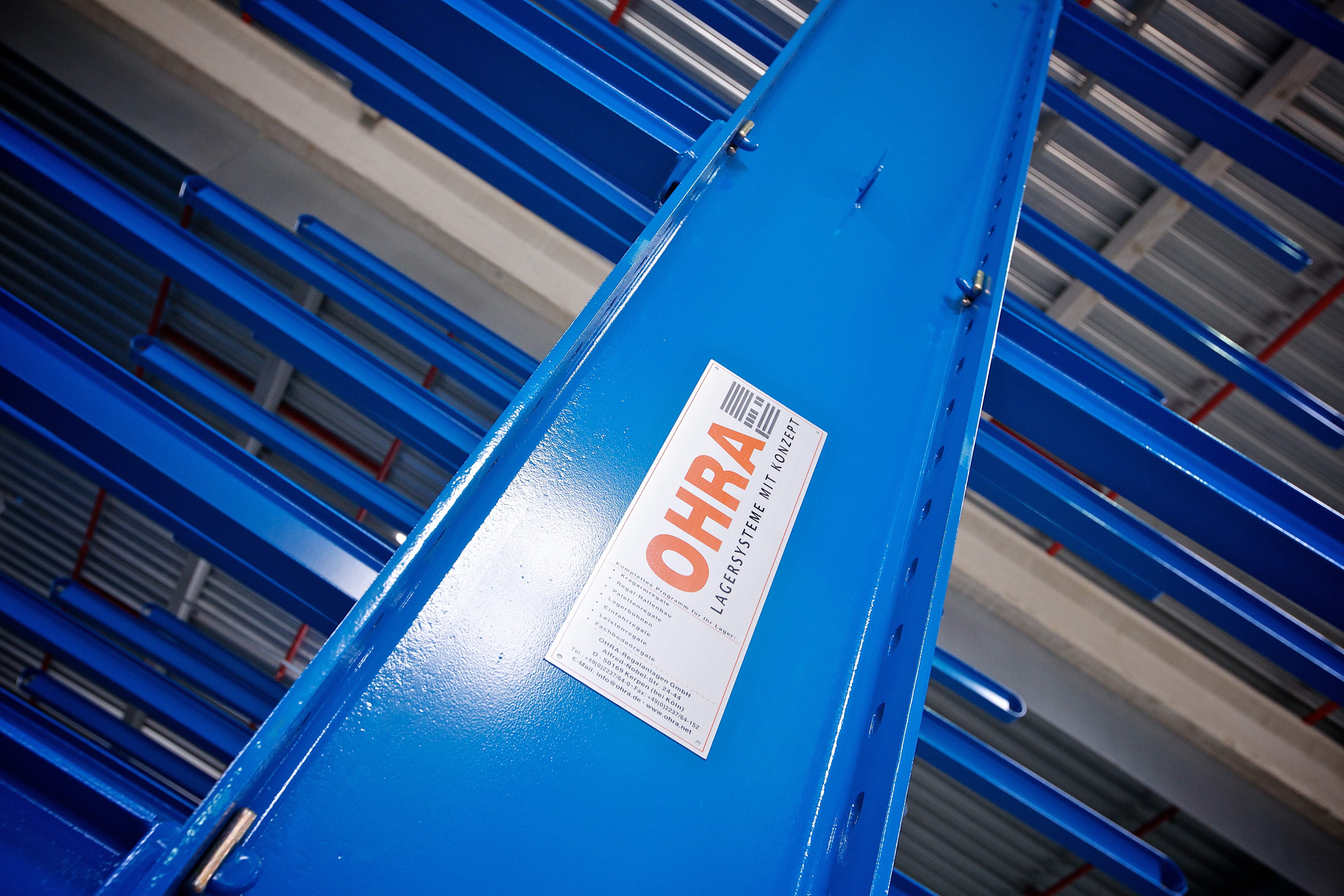 [Translate "Ireland"] Cantilever racking system by OHRA