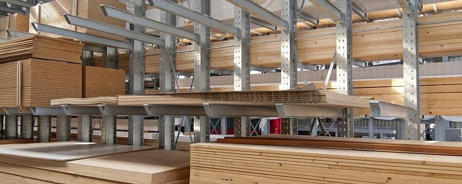 Cantilever racking for timber | storage systems | OHRA Ireland